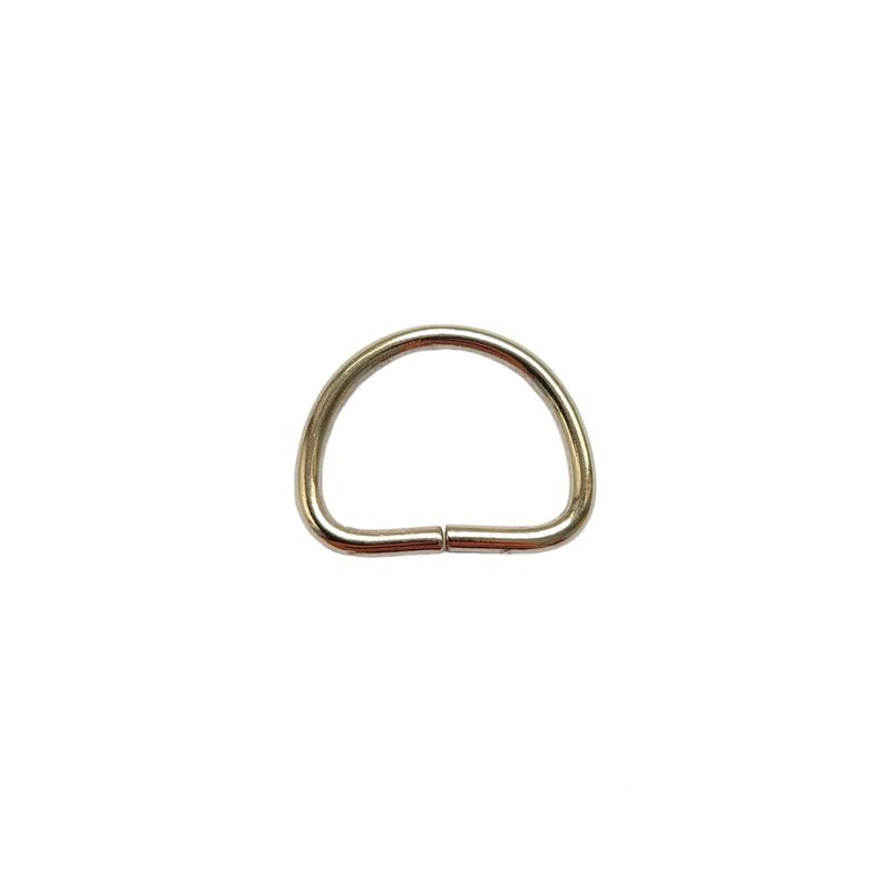 یراق کیف دوزی مدل نیم حلقه 2cm steel بسته 6 عددی